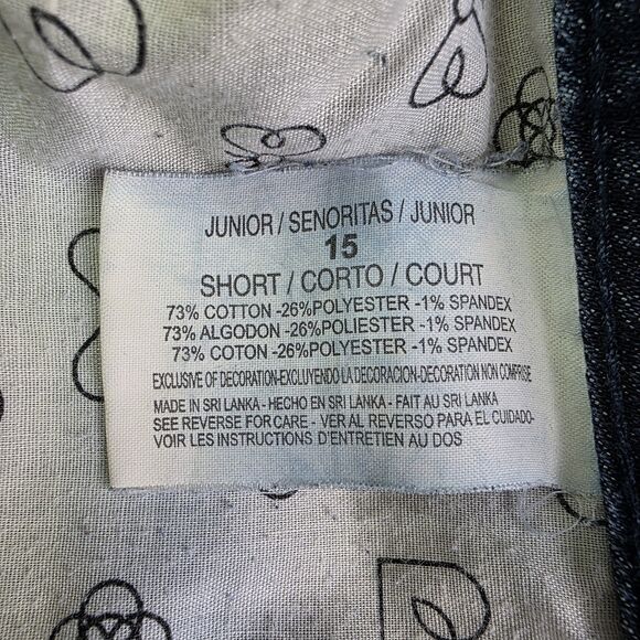 Vintage Leigh Sophia Hipster Flare Low Rise Jeans Size 15 Junior's Short - Picture 4 of 12